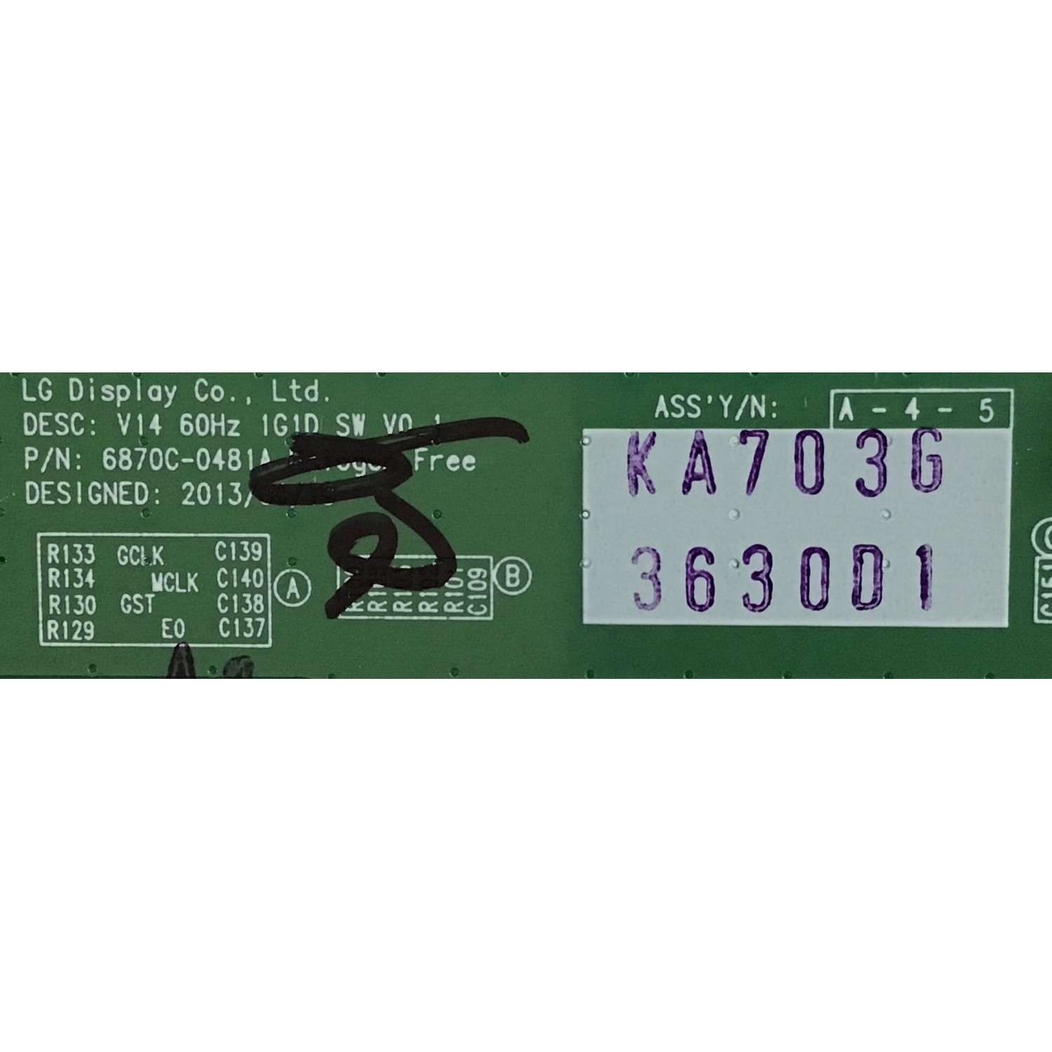 KIT DE TARJETAS PARA TV LG / MAIN EBT63034612 / EAX65614404(1.0) / FUENTE EAY63072001 / EAX65423801(2.2) / T-CON 6871L-3630D / 6870C-0481A / PANEL LC490DUE (FG)(A6) / MODELO 49LB5550-UY.BUSWLJR - Imagen 4